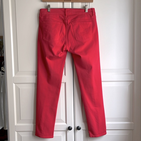 Gap 1969 brand legging Jean in red peach. Size Us 28/6r - Picture 2 of 9